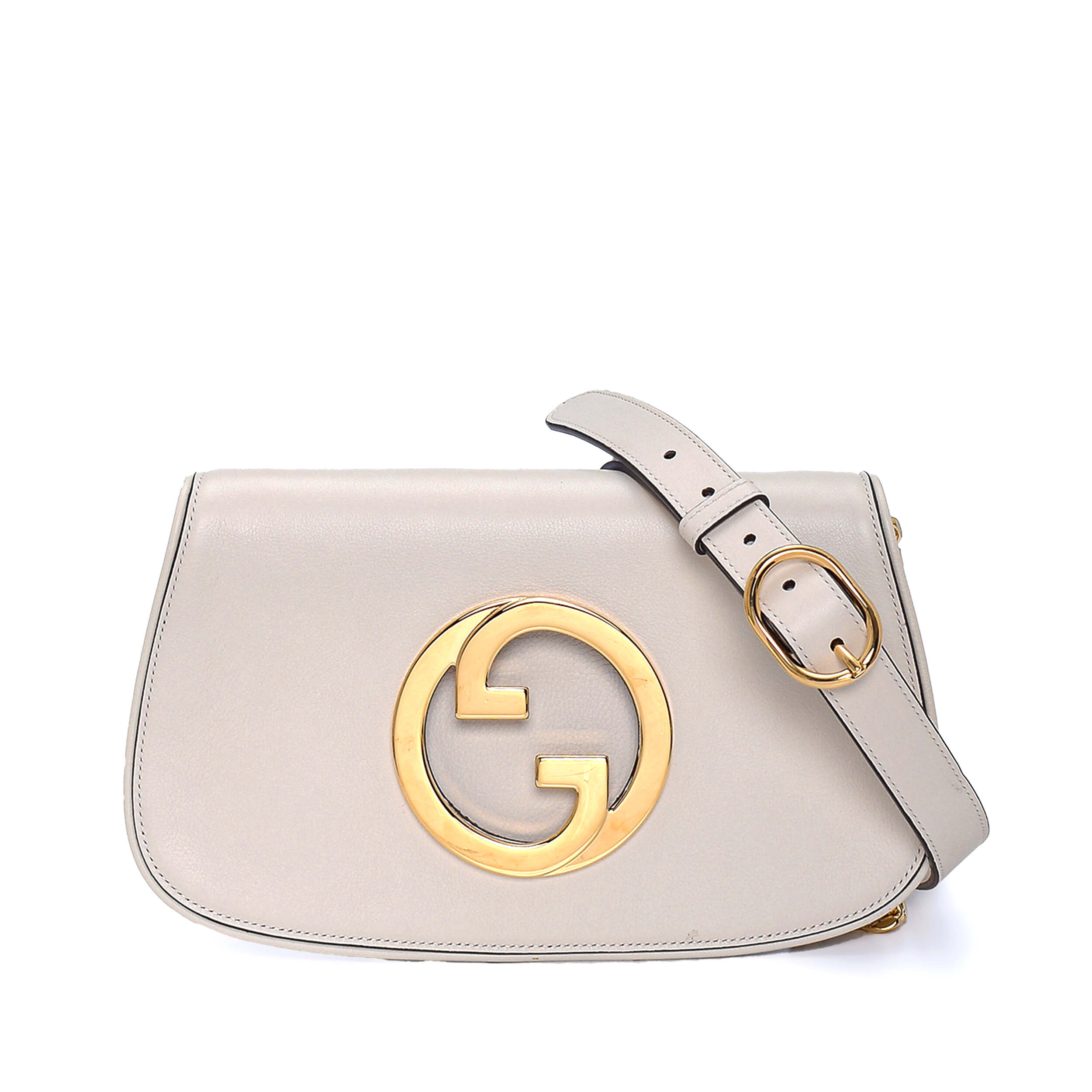 Gucci - White Smooth Leather Blondie Bag II